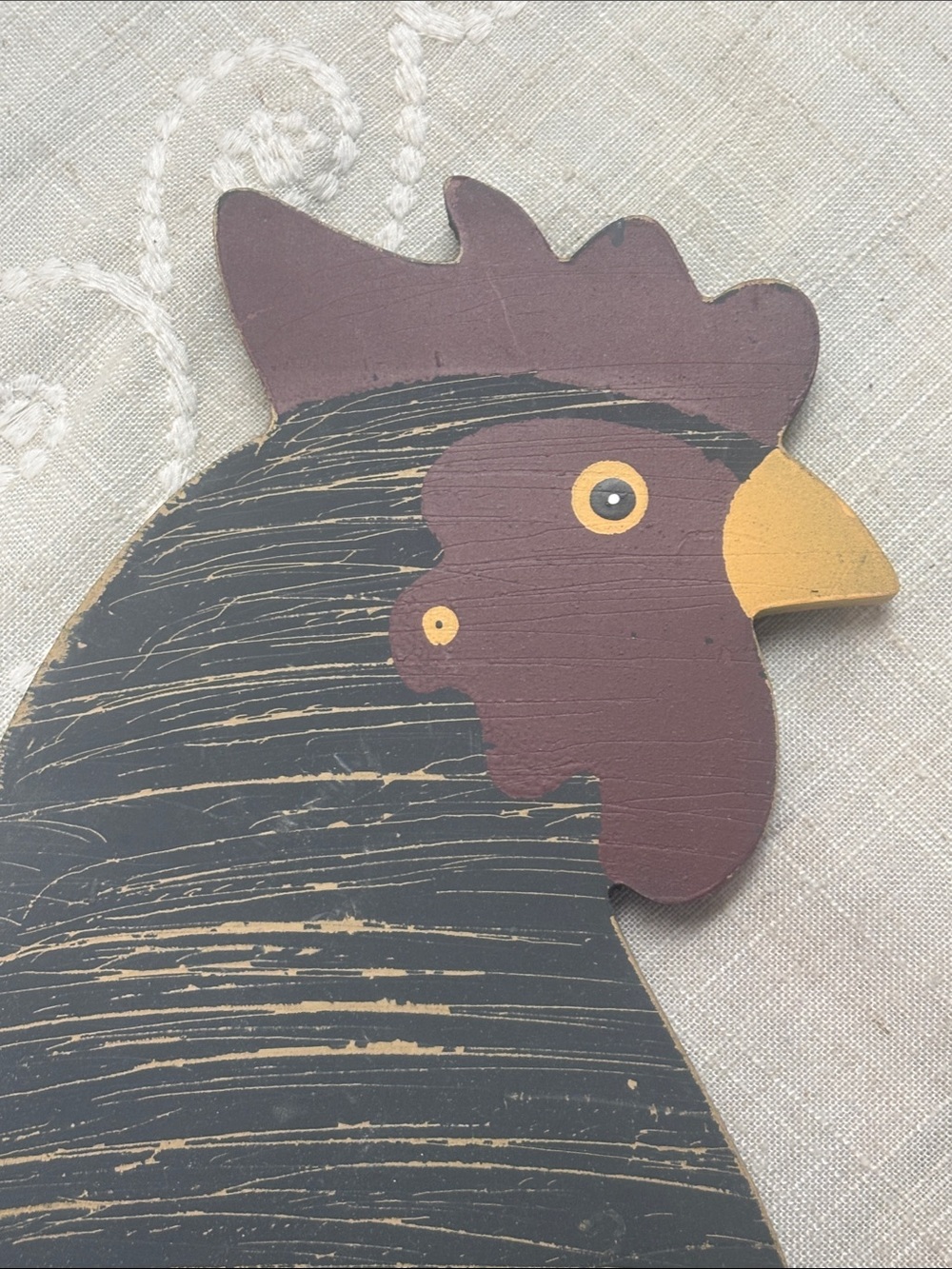 Rooster Wall Basket - Picture 5 of 5